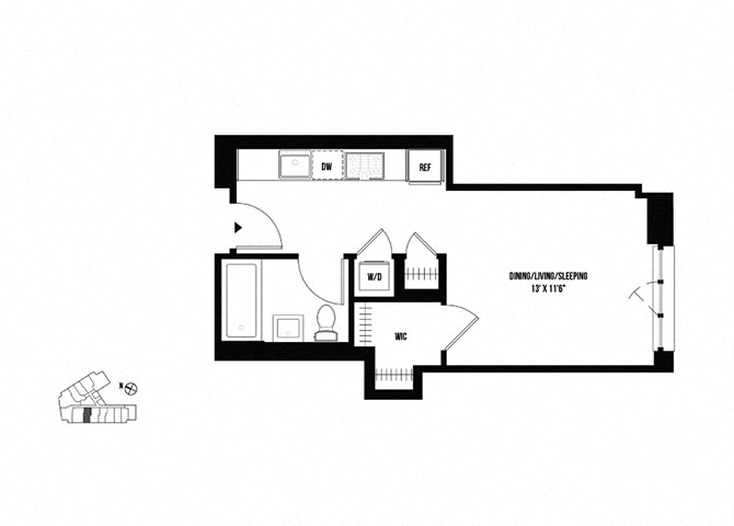Floor plan layout diagram for S6