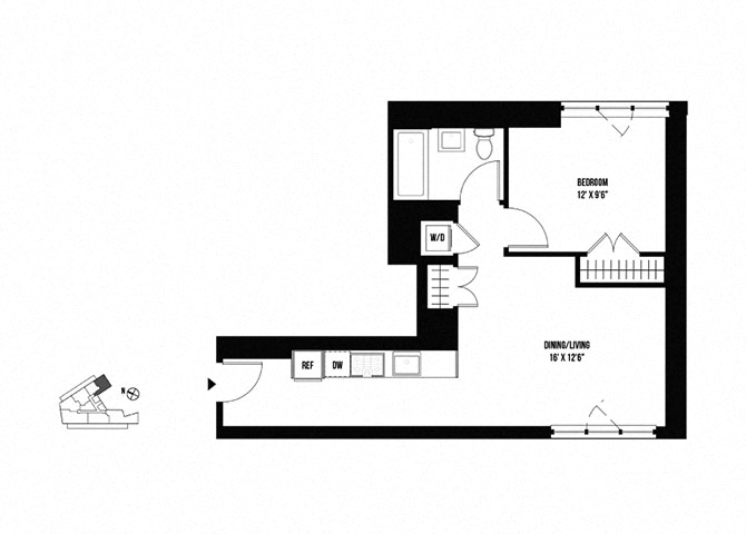 Floor plan layout diagram for S21