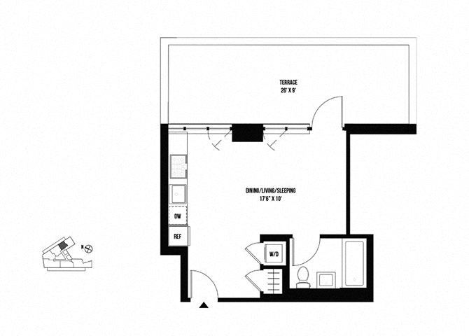 Floor plan layout diagram for S4