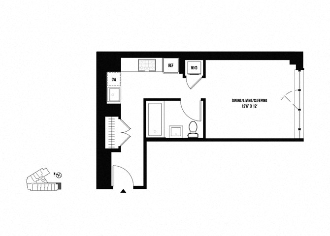 Floor plan layout diagram for S11