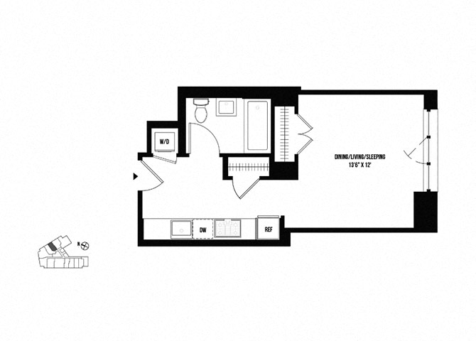 Floor plan layout diagram for S7
