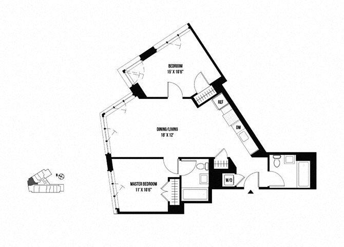 Floor plan layout diagram for S30