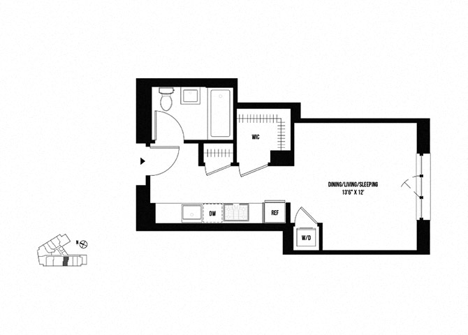 Floor plan layout diagram for S10