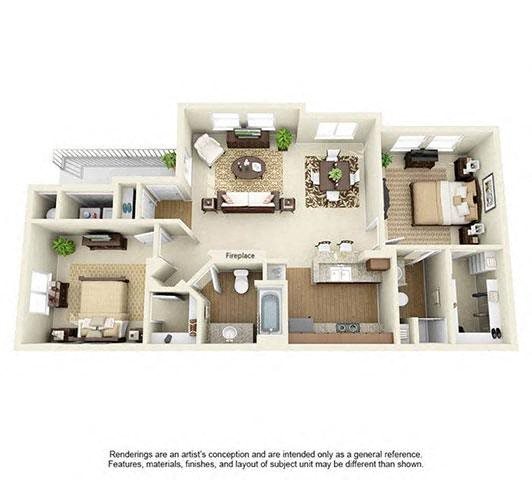 Can22C2 Floor Plan at Vista Imperio, Riverside, 92507