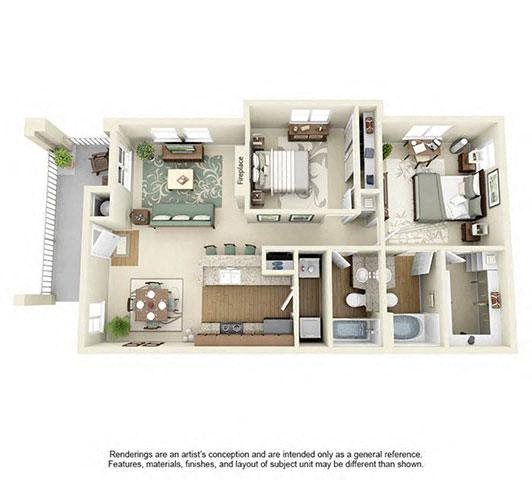 Can22A3 Floor Plan at Vista Imperio, California