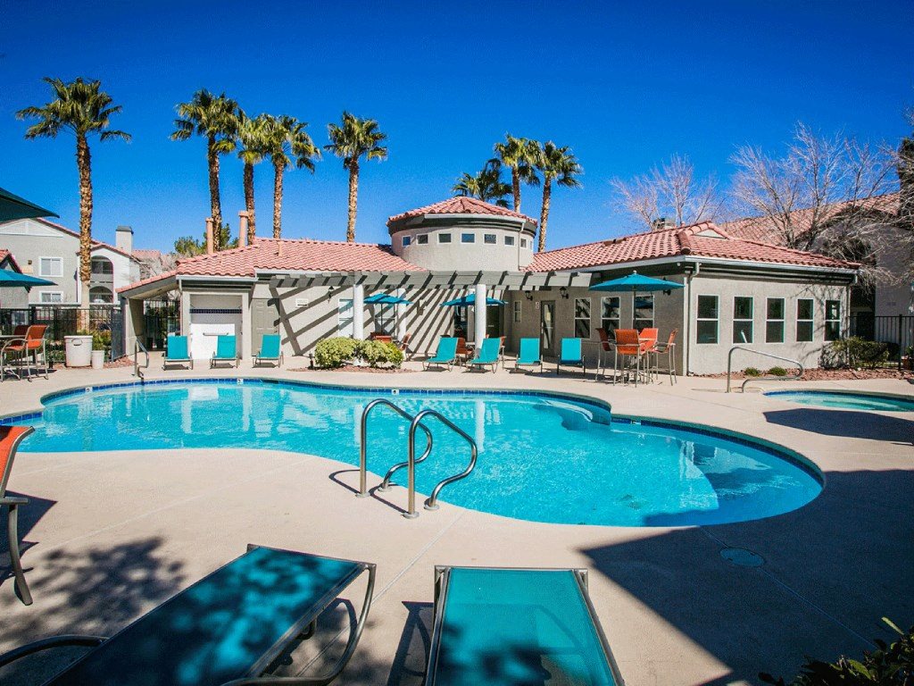 Swimming Pool And Sundeck at Sunstone, Las Vegas, Nevada