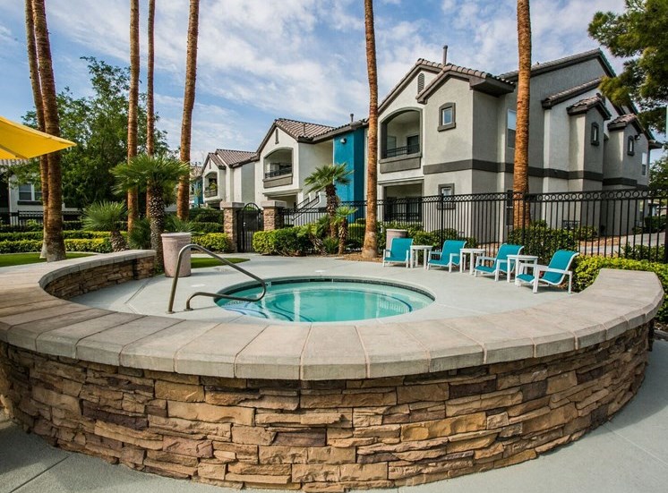 outdoor pool spa at Solitude at Centennial, Las Vegas, 89131