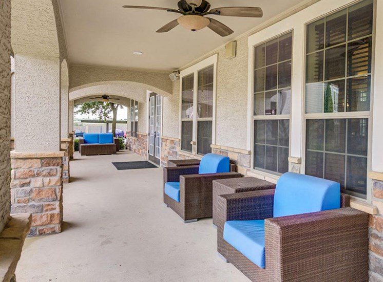 Outdoor Lounge Area at Trails at Buda Ranch, Texas