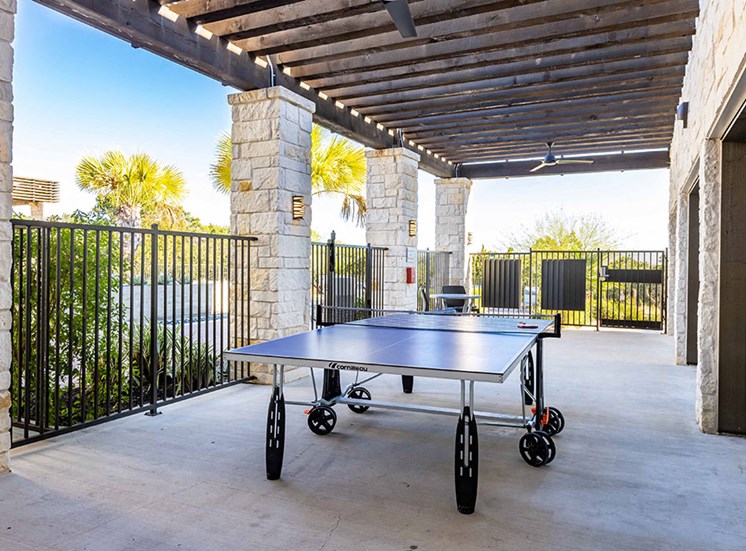 Outdoor Ping Pong Table at Terra, Texas, 78744