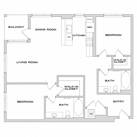 Floor plan layout diagram for B5