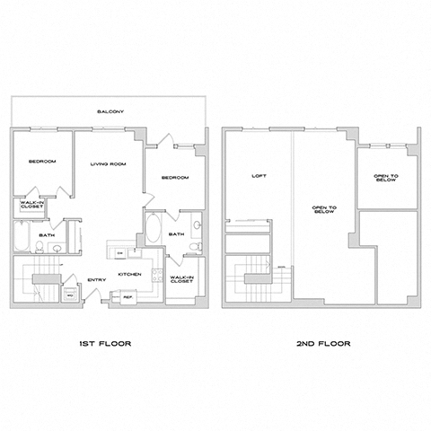Floor plan layout diagram for B6+Loft