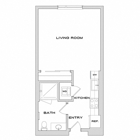 Floor plan layout diagram for S1