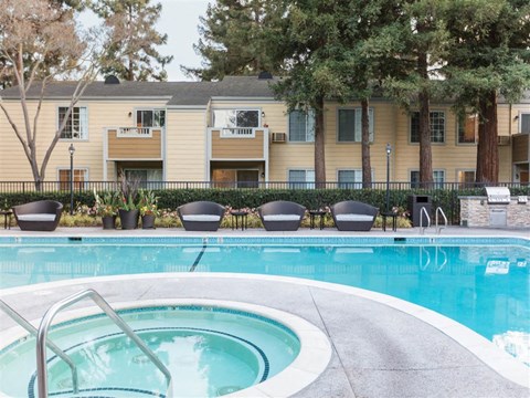resort style pool