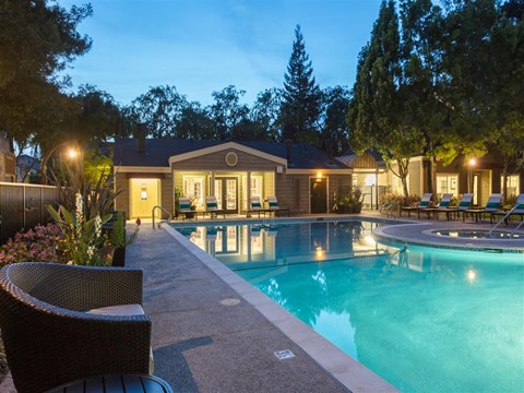 resort style pool