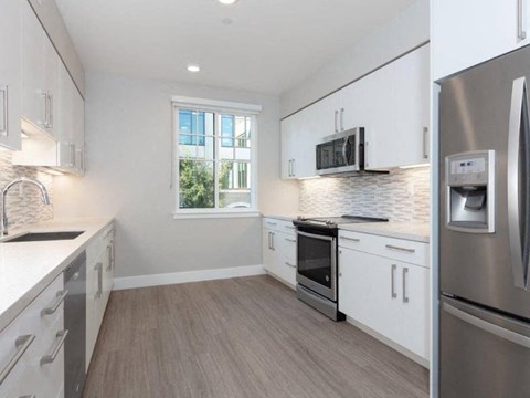 model unit kitchen