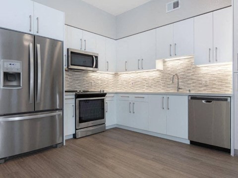model unit kitchen