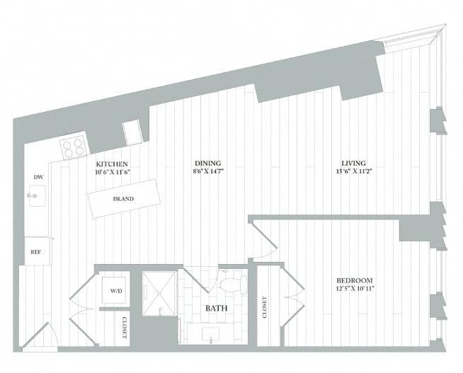 Apartment 0301 floorplan