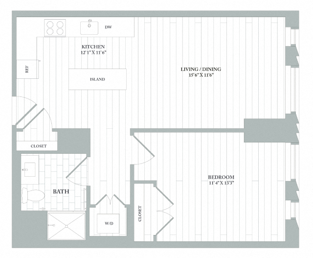 Apartment 1210 floorplan