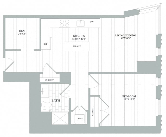 Apartment 1009 floorplan