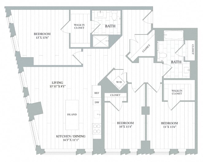 Apartment 2502 floorplan