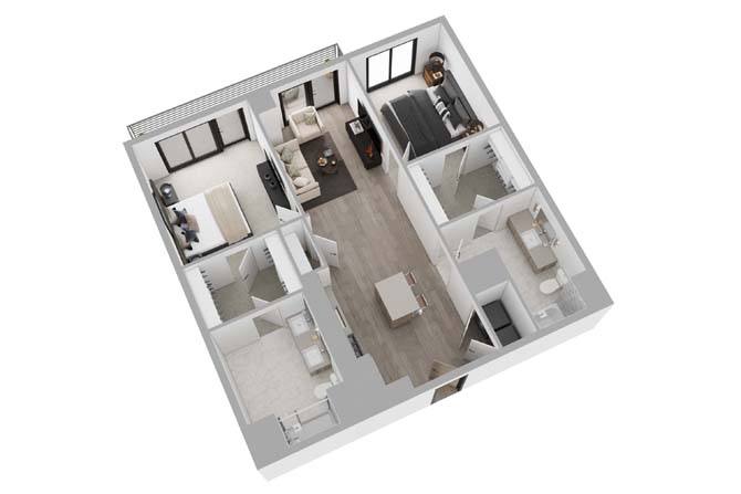 2B07 floor plan