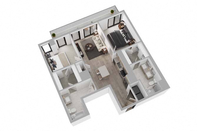 2B11 floor plan