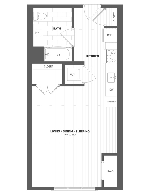 Floor Plan Image of Apartment Apt 1234