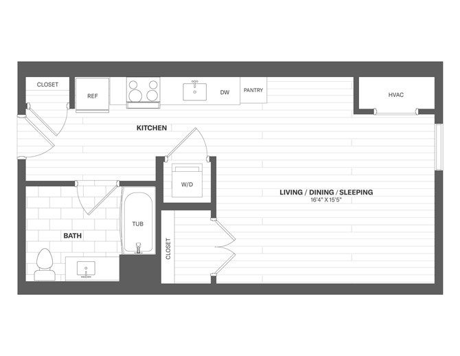 Floor Plan Image of Apartment Apt 3421