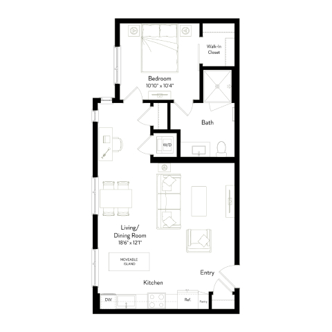 Floor plan layout diagram for A3