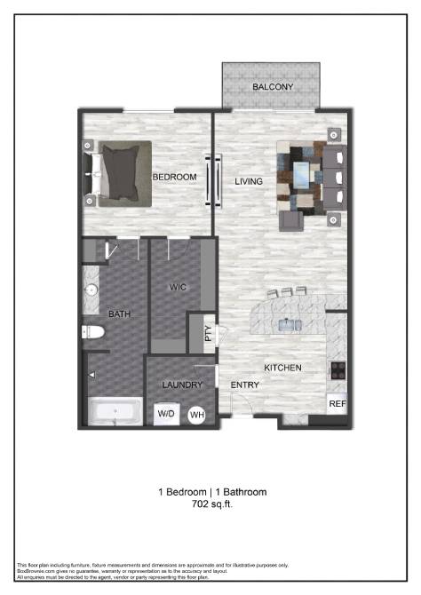 Floor plan layout diagram for A1