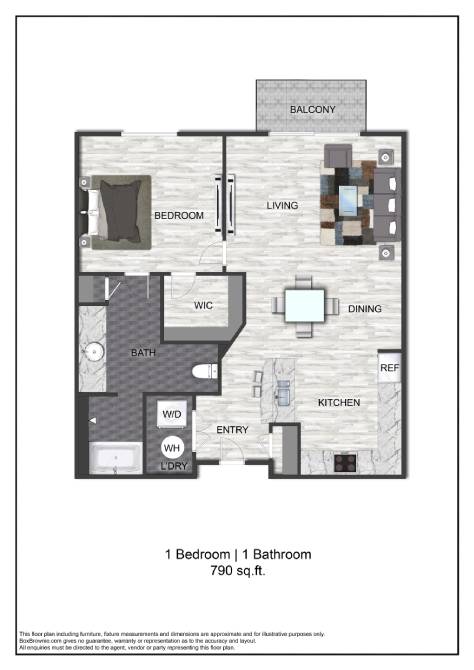 Floor plan layout diagram for A3
