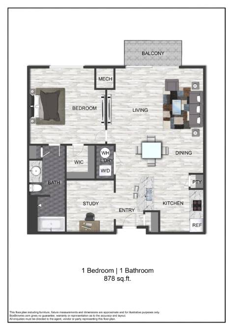 Floor plan layout diagram for A5