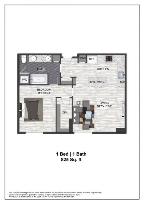 Floor plan layout diagram for A10