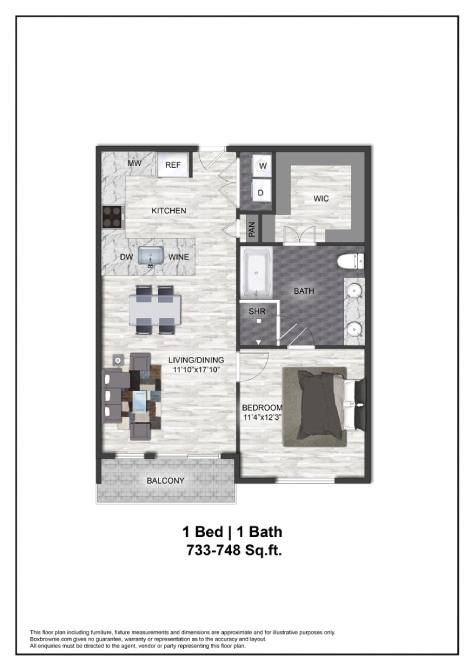 Floor plan layout diagram for A3
