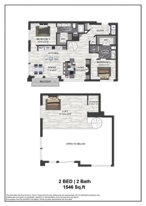 Floor plan layout diagram for B9L