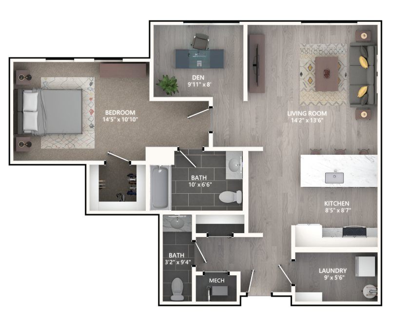 Floor plan layout diagram for A7D_Emerson I
