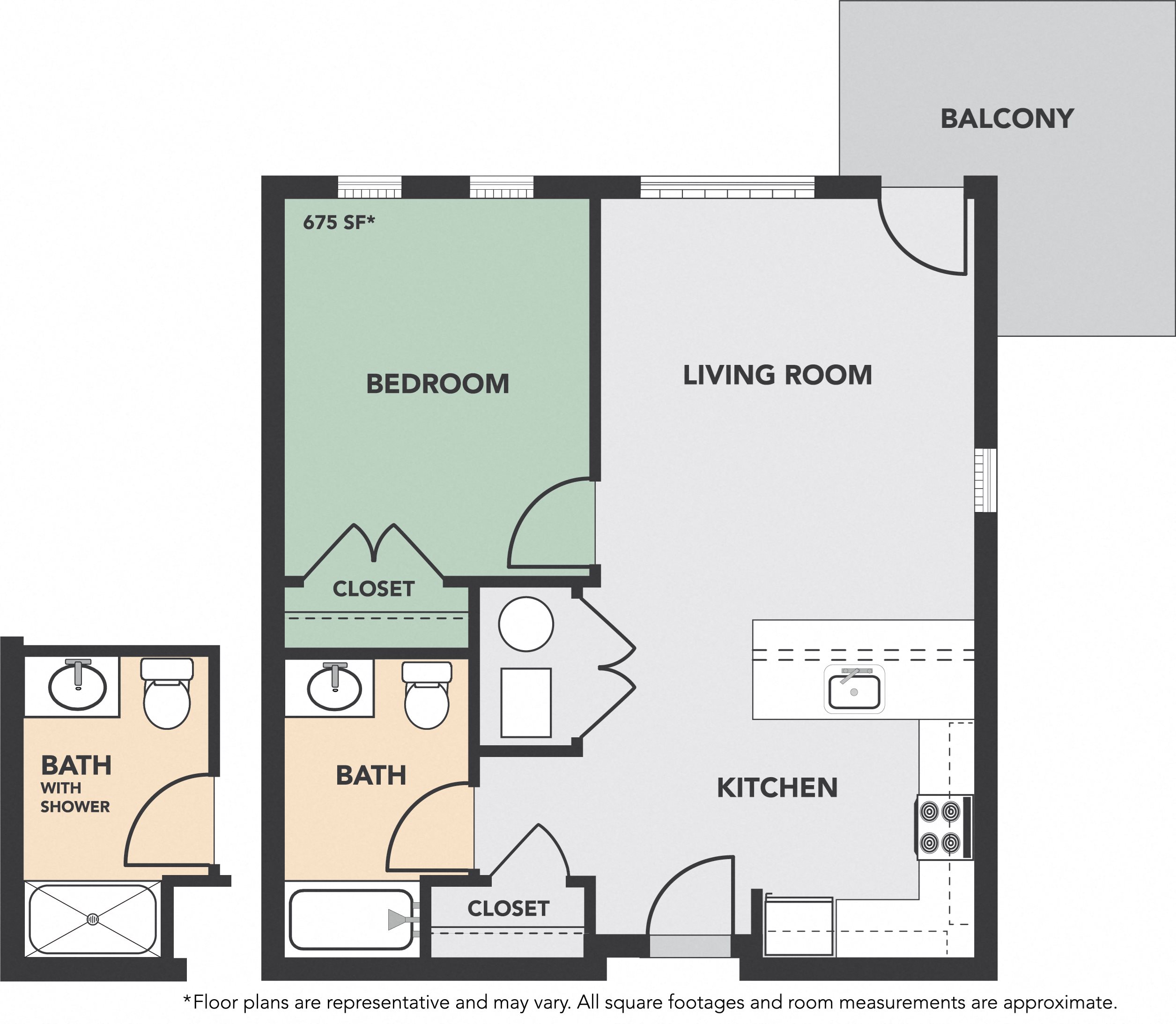 1-Bedroom, 1-Bath