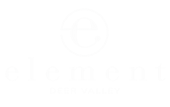 A black and white image of a logo with the text "element" and "idcer valley".