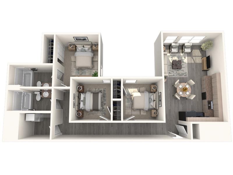 3x2 floor plan