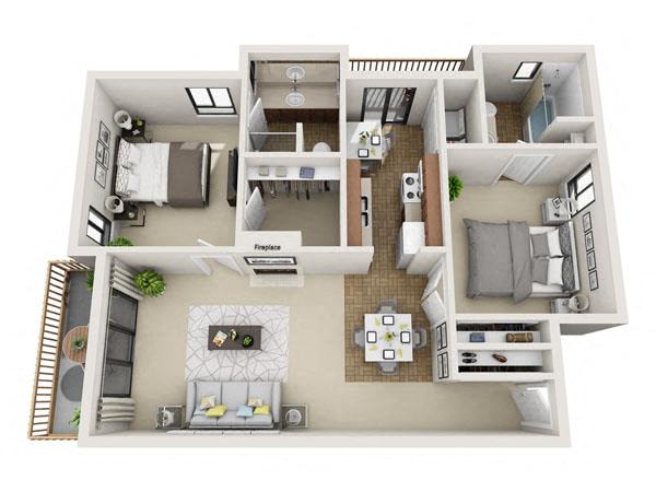 Renaissance floor plan