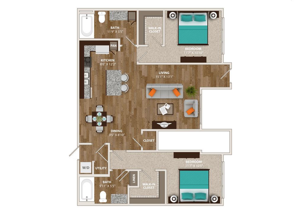 B2C floor plan
