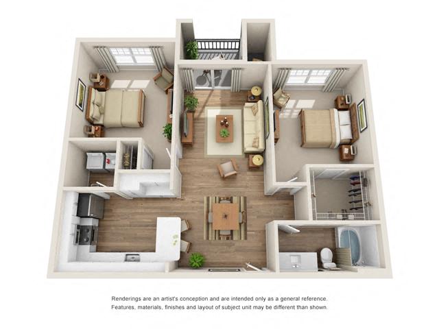 B1B floor plan