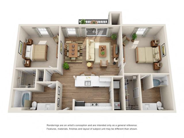 B2A floor plan