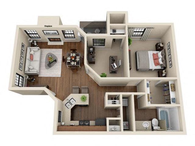 The Snowmass floor plan