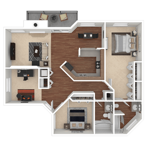 Hickory floor plan