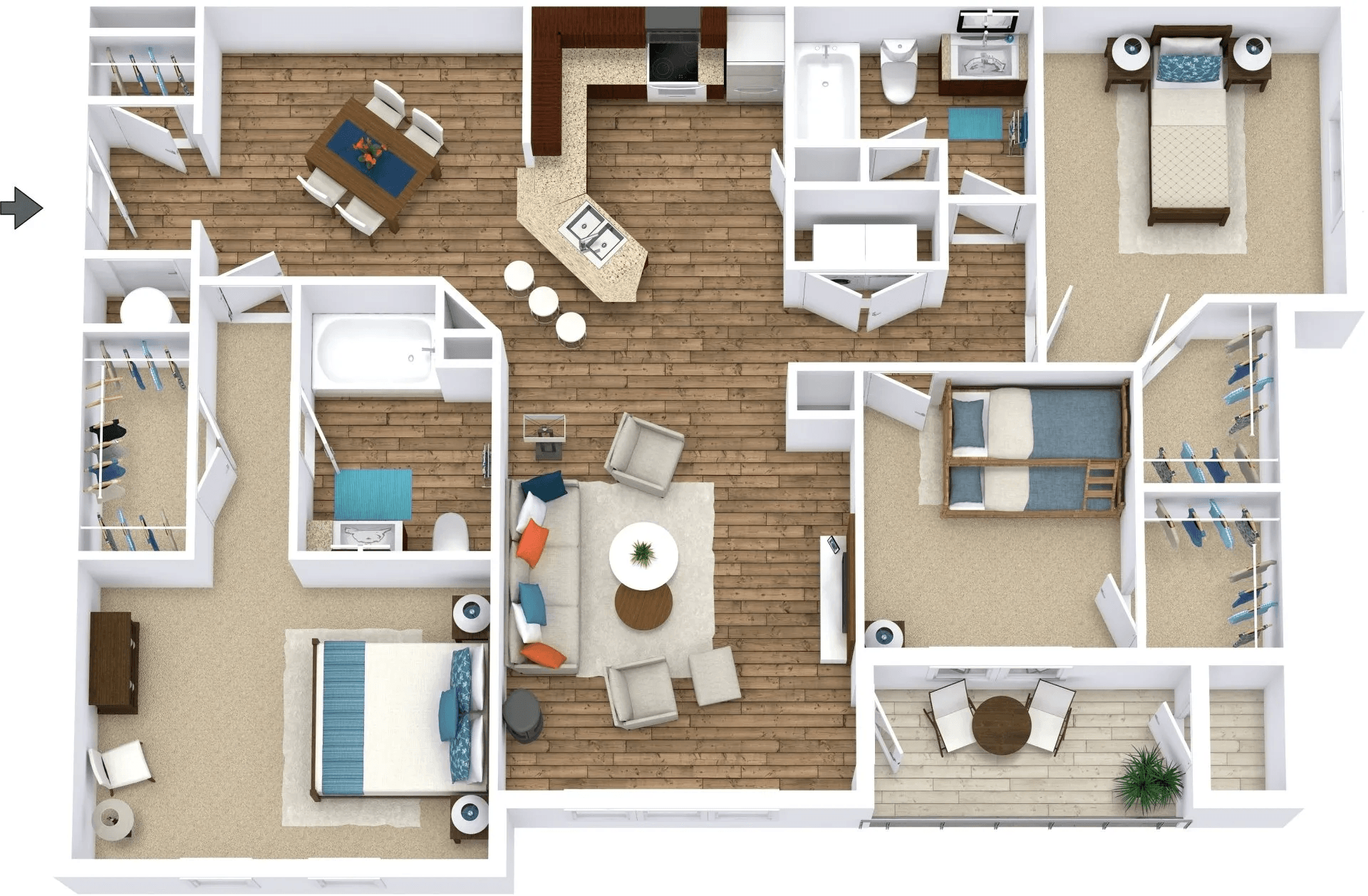 Fairfield floor plan