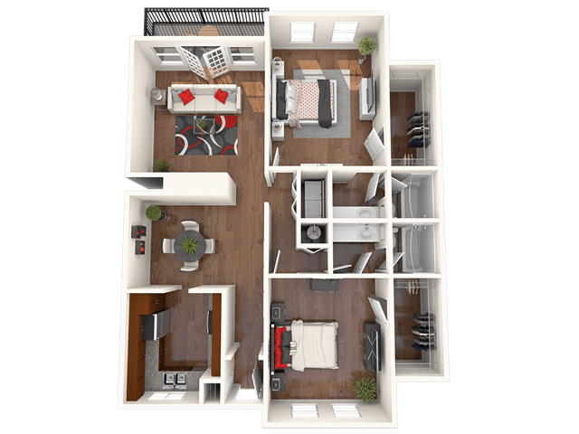 The Chattahoochee floor plan