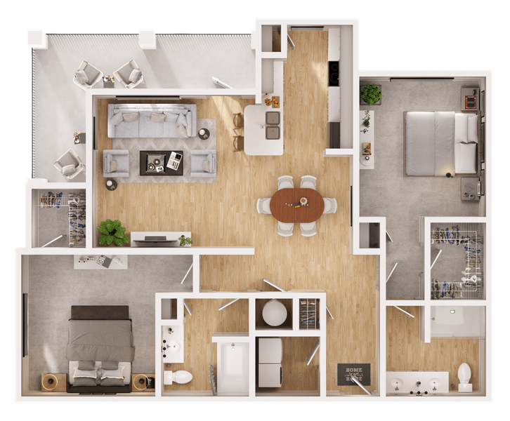 Violet floor plan