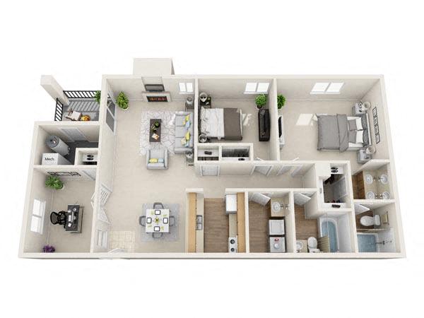 Cascade floor plan