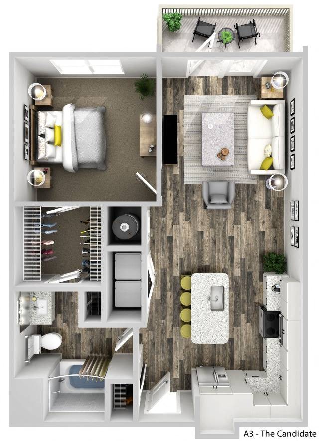 A3 The Candidate floor plan
